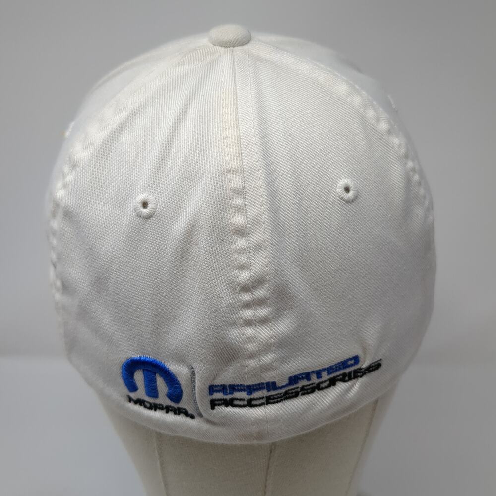 Racing Optics Windshield Defense Fitted Hat Solid White Medium Flexfit View 6